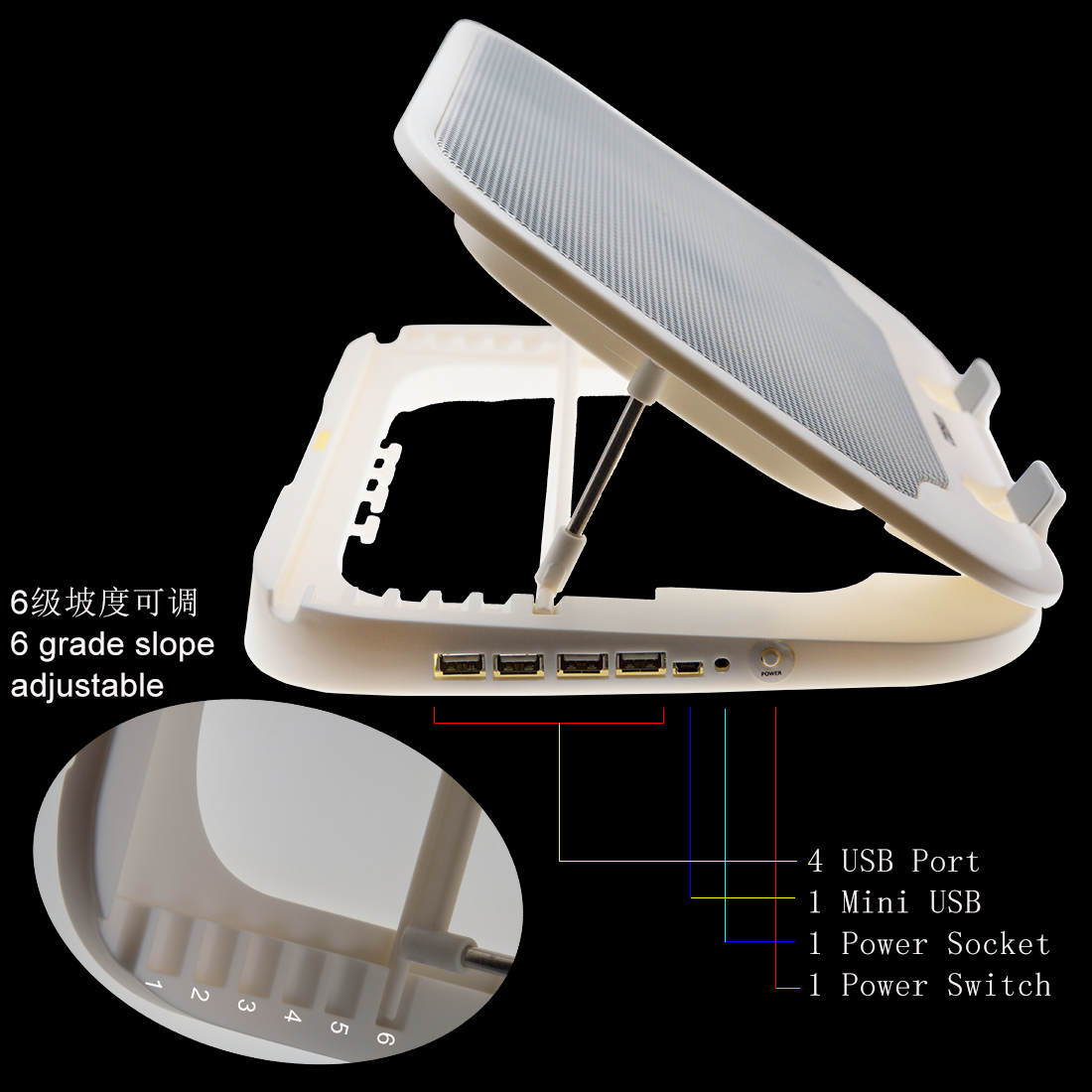 酷奇怡本YOBO系列笔记本散热器，COOSKIN YCP-530I散热器，可折叠笔记本散热器，可调节坡度散热器，可调节角度散热器，可调节斜度散热器，游戏笔记本散热器，手提电脑散热器，笔记本发热快速降温散热器，笔记本冷却风扇，超静音手提电脑散热器，游戏本散热器，游戏本风扇，游戏本降温王，笔记本降温神器，游戏本快速降温冷却扇，超静音散热风扇，笔记本专用散热器，游戏本散热王，非铝合金笔记本散热风扇，非全金属散热器，酷奇笔记本散热器，上档次进阶型笔记本散热器