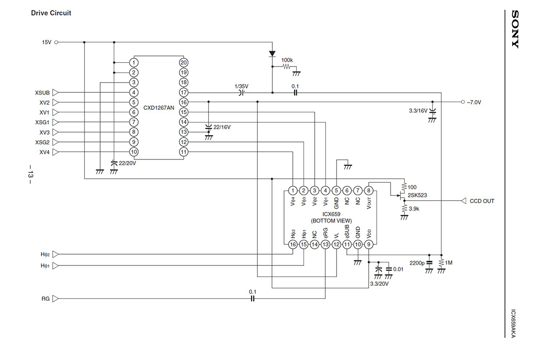 ICX659AKA，SONY HAD CCD  1/3 ，image CCD sensor，高解析度，低照度，PAL制式，用于彩色安防摄像机  