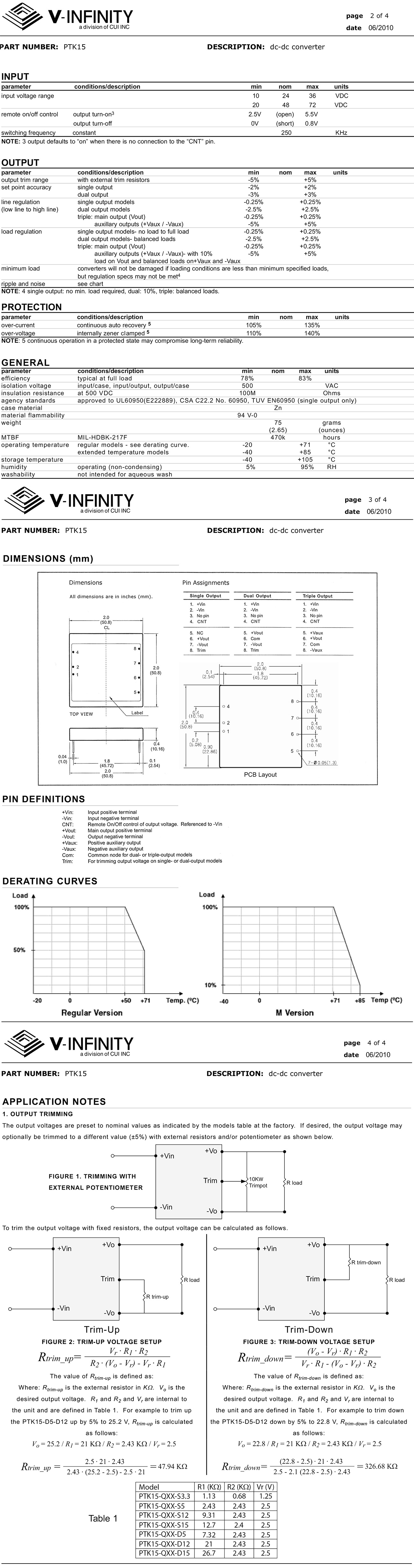 全新PTK15-Q24-D15，韩国原装进口电源模块，CUI宽快电压输入电源模块，全新V-INFINITY出品电源模组， DC-DC Converter转换器， DC/DC power supply，高效率隔离电源模块，直流转直流电源转换器模块，恒定开关频率开关电源，六面EMI屏蔽抗干扰电源，过压过流保护电源，高效率开关稳压器，无需散热器的DC-DC开关电源，美国品牌CUI INC power supply,Bel DC-DC通信电源模块,ITE DC-DC电源模组，美国品牌CUI电源模块