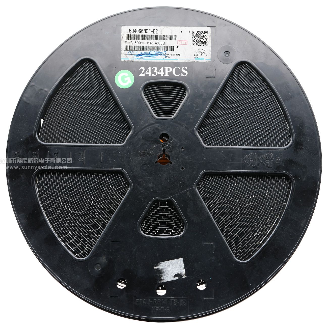 BU4066BCF, ROHM半导体，四路模拟信号开关，四路数字信号开关，四路信号开关，四路模拟或数字信号开关