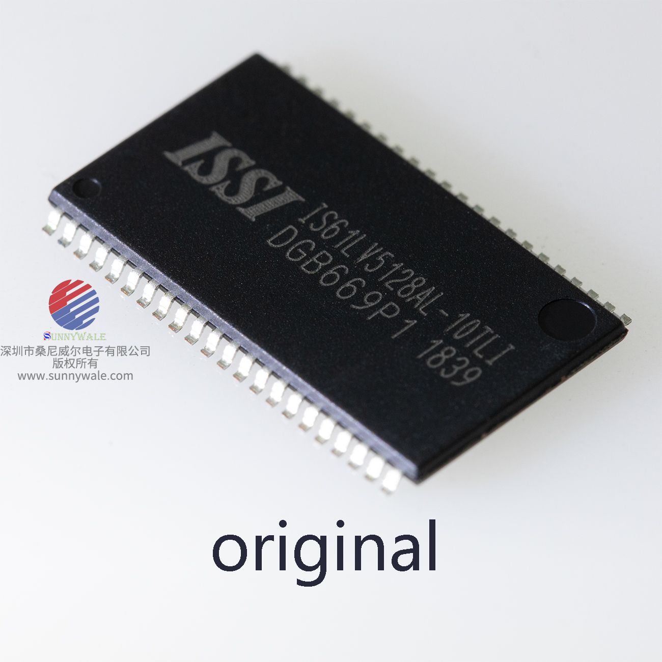 IS61LV5128AL-10TLI， ISSI RAM，512K×8高速静态RAM