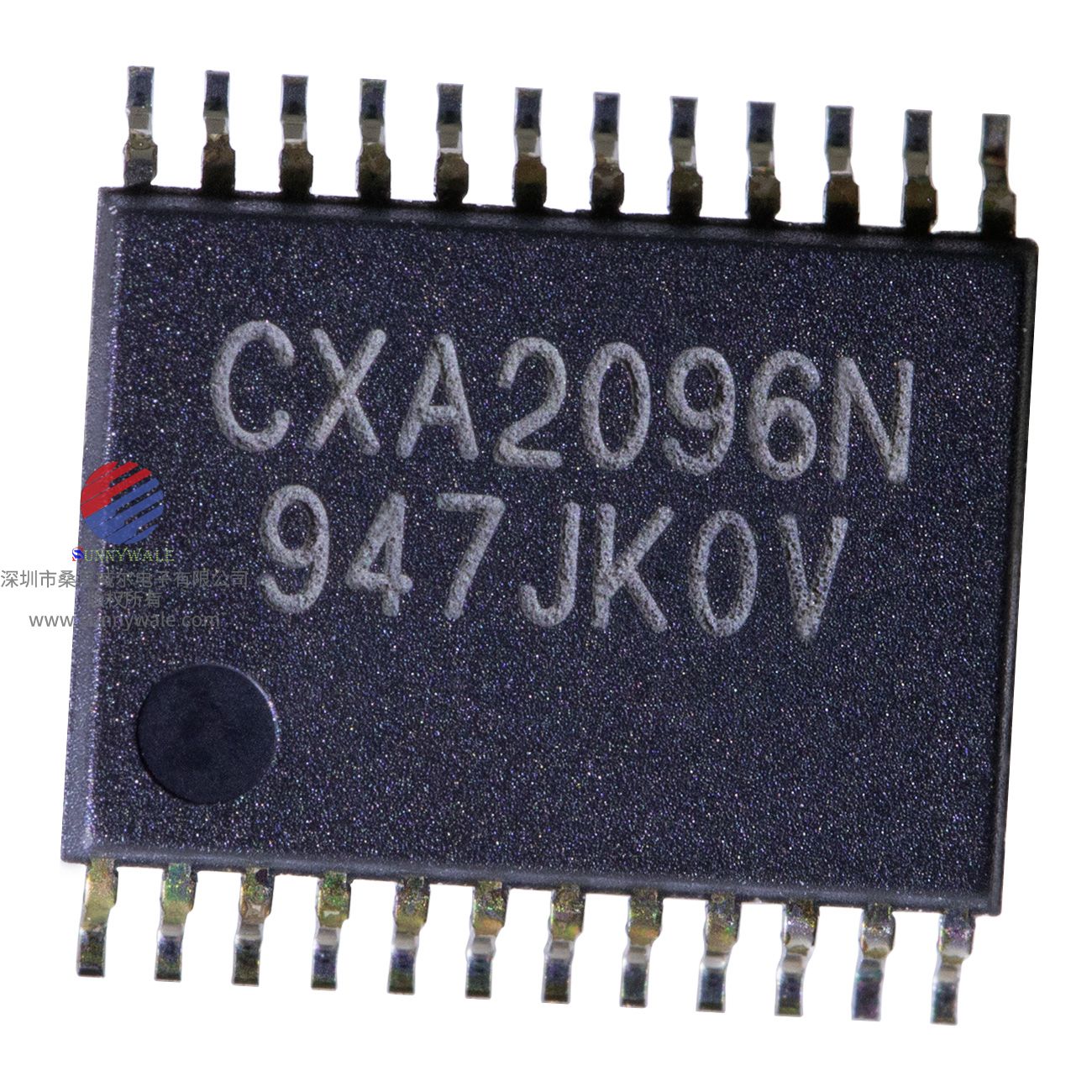 CXA2096N，索尼数码前置放大器，SONY CDX3142R配套IC，模拟安防摄像机视频驱动器IC