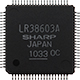 LR38603A夏普SHARP数字信号处理器，用于模拟安防监控彩色CCD摄像机