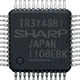 IR3Y48B1夏普SHARP CCD模拟安防摄像机LR38603配套IC，CCD信号处理与数字接口IC