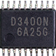 CXD3400N索尼SONY 6通道CCD垂直时钟驱动器，用于黑白单色高像素（百万像素以上）CCD工业相机