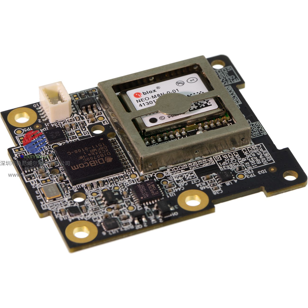 可同时接收GPS/Galileo与北斗或 GLONASS定位系统的结合体