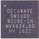 DW1000 DECAWAVE单片超宽带(UWB)低功耗低成本收发IC，兼容IEEE802.15.4双向测距或TDoA定位系统，定位精度10厘米便携式高精度超小型定位器，位置感知无线传感